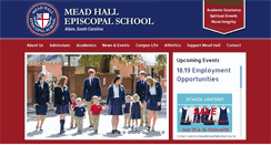 Desktop Screenshot of meadhallschool.org